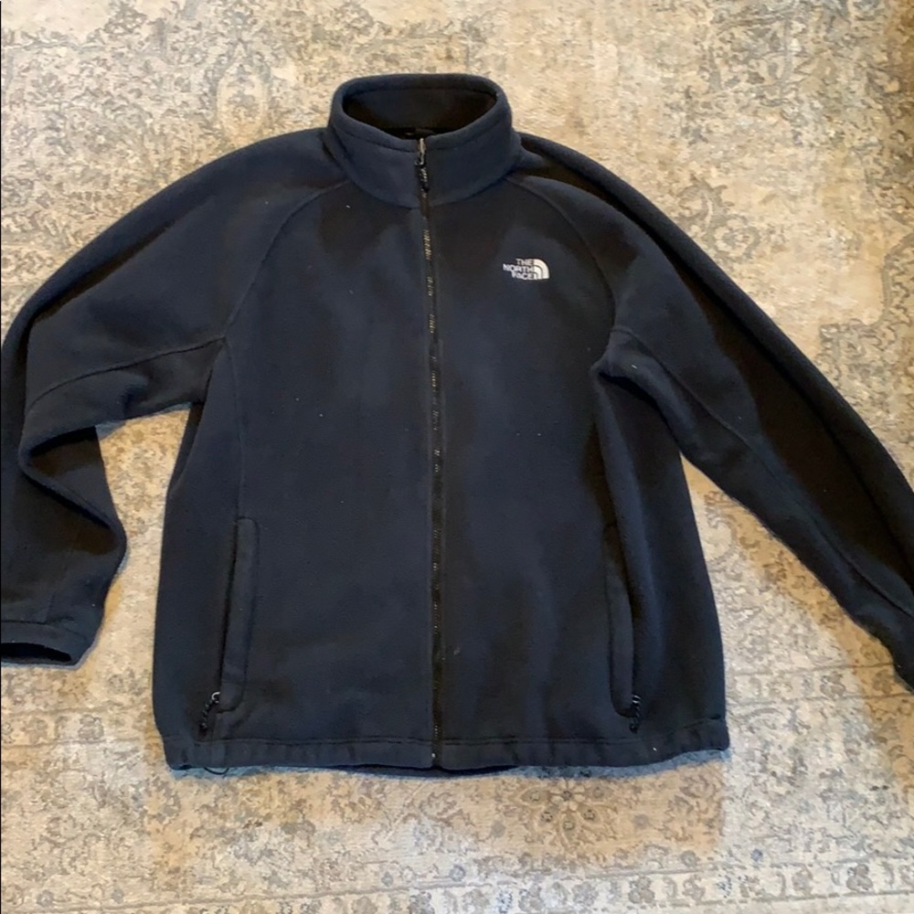 Black Zip Up North Face